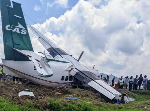 Butembo : Crash de l'avion de la compagnie CAS ce dimanche 17 mars , voici le bilan 